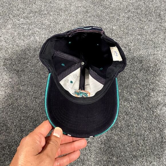 Vintage Miami Dolphins Mens Adjustable Strap Back NFL Football Hat Embroidered - Picture 6 of 8